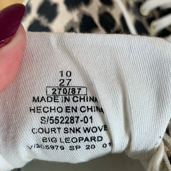 Old Navy Big Leopard Tennis Shoes - Picture 5 of 5